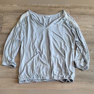 Reitmans 3/4 Rouched Sleeve Shirt